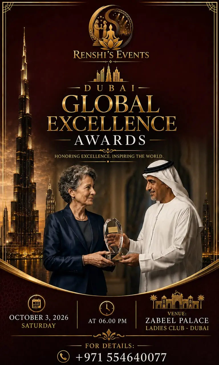 Dubai Global Excellence Awards 2026 programme details in English